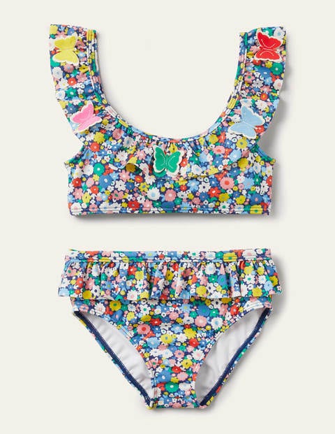 Frill Bikini Set - Flowerpatch Butterflies Frill Bikini Set - Flowerpatch Butterflies