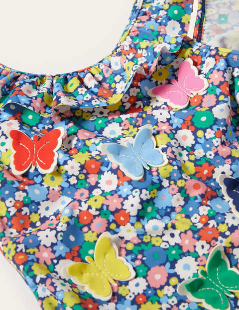 Frill Swimsuit - Flowerpatch Butterflies Frill Swimsuit - Flowerpatch Butterflies