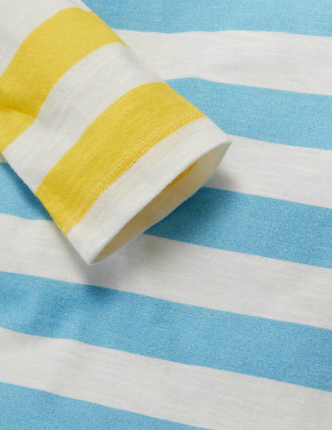 Stripe Slub Raglan T-Shirt - Hotchpotch Stripe Stripe Slub Raglan T-Shirt - Hotchpotch Stripe