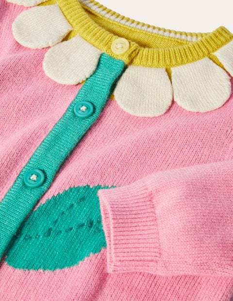 Fun Cardigan - Pink Lemonade Daisy Fun Cardigan - Pink Lemonade Daisy