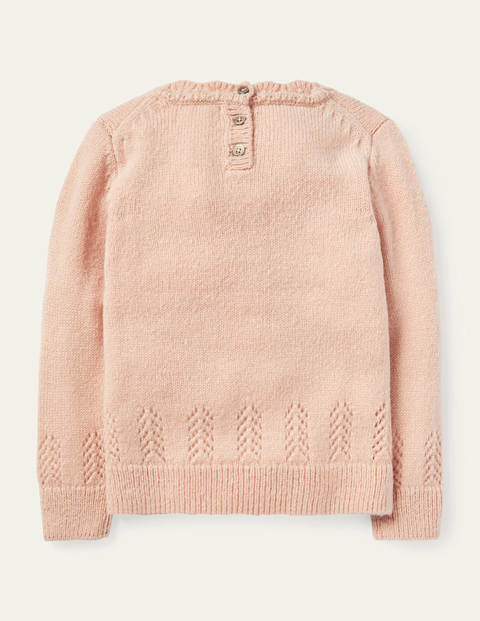 Pointelle Jumper - Provence Dusty Pink Pointelle Jumper - Provence Dusty Pink