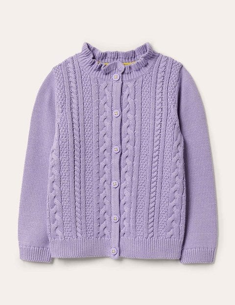 purple cardigan set