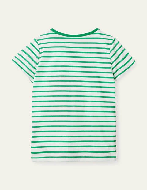 Sequin Colour-change T-shirt - Ivory/ Sapling Green Rainbow Sequin Colour-change T-shirt - Ivory/ Sapling Green Rainbow