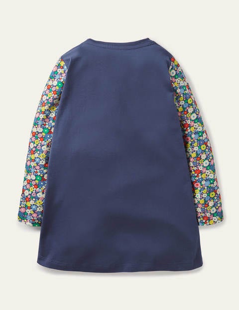 Appliqué Animal Tunic - Starboard Blue Bunnies Appliqué Animal Tunic - Starboard Blue Bunnies