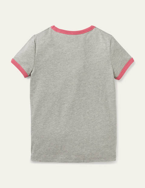 Let's Bee Friends T-shirt - Grey Marl Bee Let's Bee Friends T-shirt - Grey Marl Bee