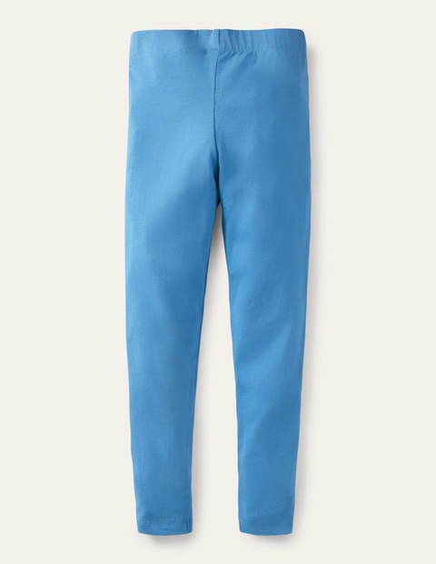 Einfarbige Leggings - Elisabethanisches Blau Einfarbige Leggings - Elisabethanisches Blau