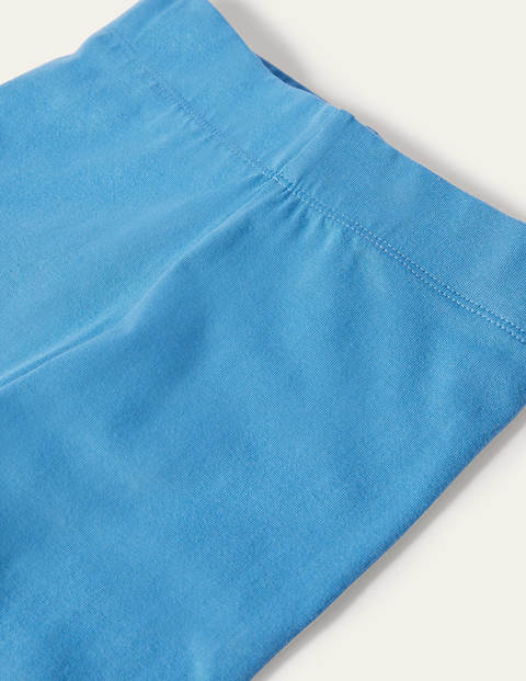 Einfarbige Leggings - Elisabethanisches Blau Einfarbige Leggings - Elisabethanisches Blau