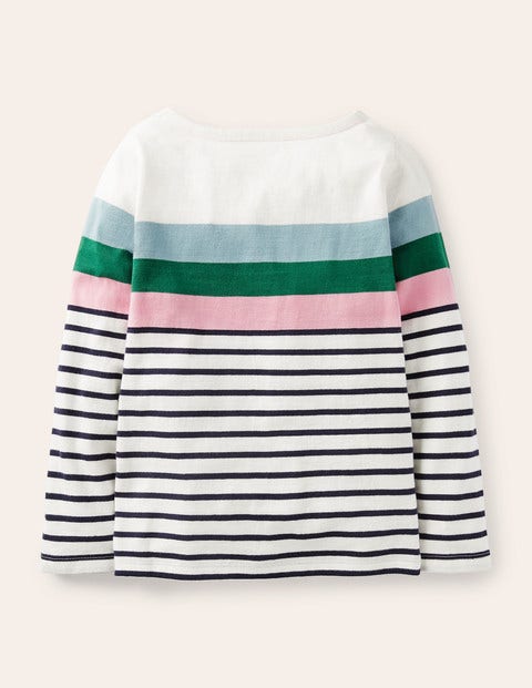 Everyday Breton - Ice Blue/ Soft Peony Pink Everyday Breton - Ice Blue/ Soft Peony Pink