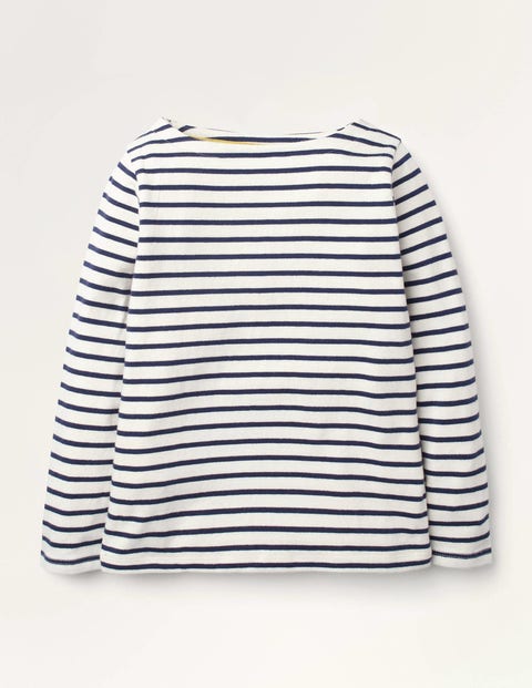 Everyday Breton - Ivory/College Navy Everyday Breton - Ivory/College Navy