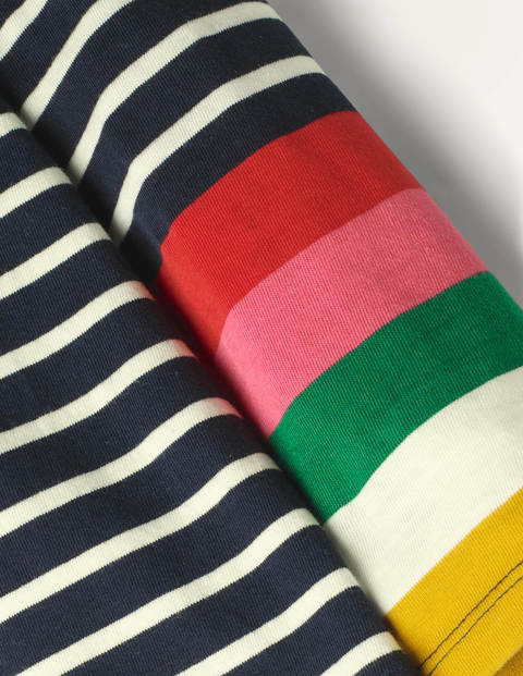 Everyday Breton - Ivory/ Navy Rainbow Cuff Everyday Breton - Ivory/ Navy Rainbow Cuff