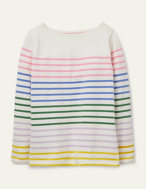 Alltagstaugliches Bretonshirt - Bunt/Regenbogen, Gestreift Alltagstaugliches Bretonshirt - Bunt/Regenbogen, Gestreift
