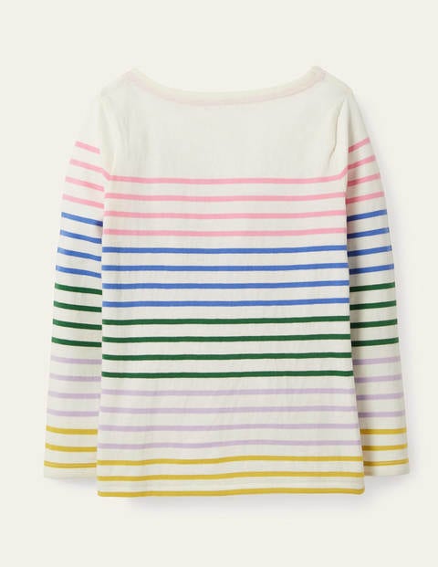 Alltagstaugliches Bretonshirt - Bunt/Regenbogen, Gestreift Alltagstaugliches Bretonshirt - Bunt/Regenbogen, Gestreift