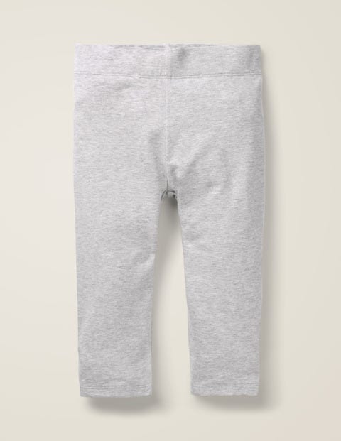 Plain Cropped Leggings - Grey Marl Plain Cropped Leggings - Grey Marl