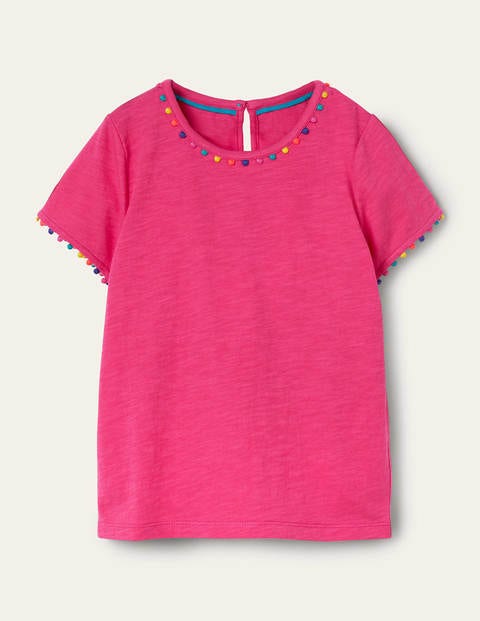 Charlie Jersey-T-Shirt mit Bommeln - Pink Charlie Jersey-T-Shirt mit Bommeln - Pink