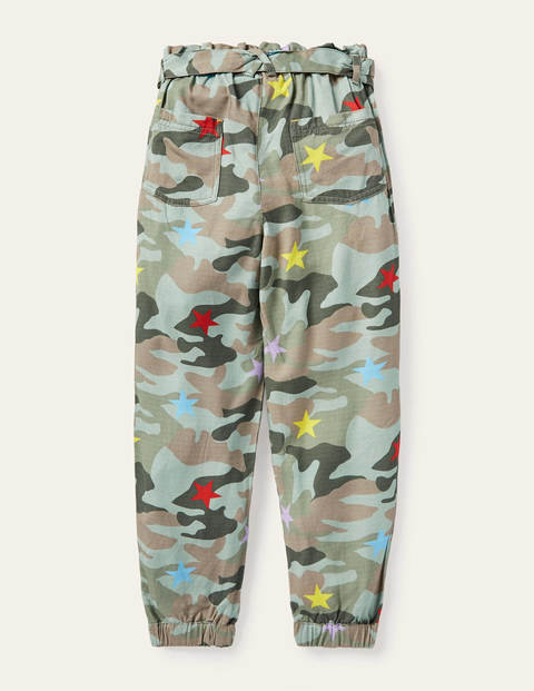 Tie-waist Pants - Multi Camouflage Star Tie-waist Pants - Multi Camouflage Star
