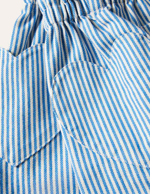 Pull-on Trousers - Elizabethan Blue Ticking Pull-on Trousers - Elizabethan Blue Ticking