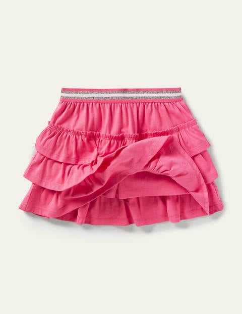 Jersey Ruffle Skort - Bright Camellia Pink Jersey Ruffle Skort - Bright Camellia Pink