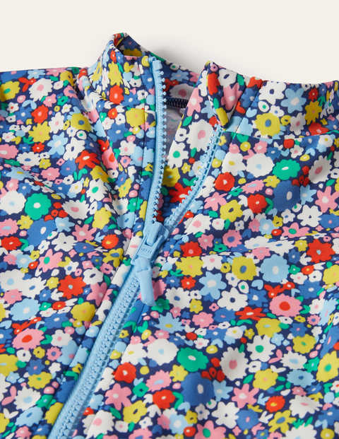 Long-sleeved Swimsuit - Multi Flowerpatch Long-sleeved Swimsuit - Multi Flowerpatch