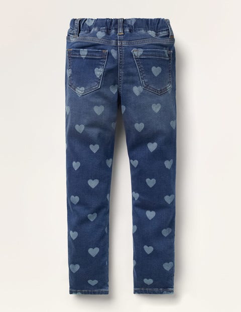 Adventure-flex Denim Leggings - Mid Vintage Heart Adventure-flex Denim Leggings - Mid Vintage Heart