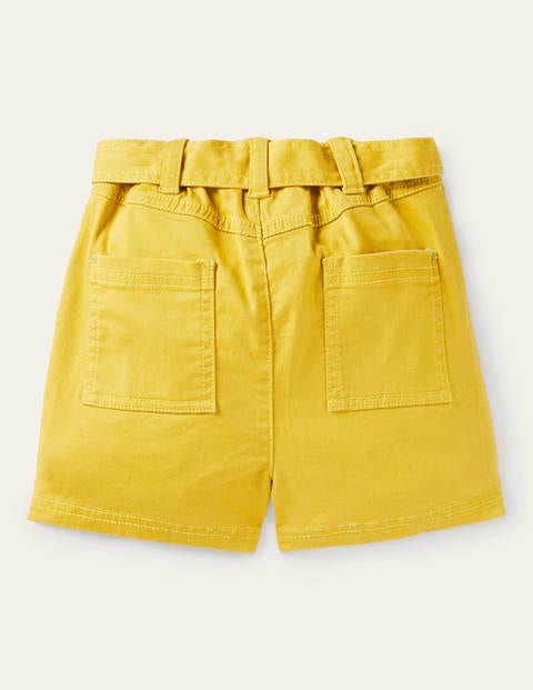 Tie-waist Shorts - Sweetcorn Yellow Tie-waist Shorts - Sweetcorn Yellow