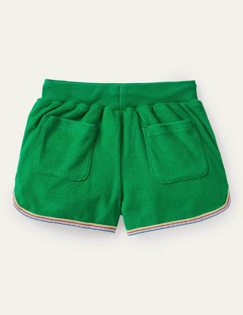 Short rétro en éponge - Vert printemps Short rétro en éponge - Vert printemps