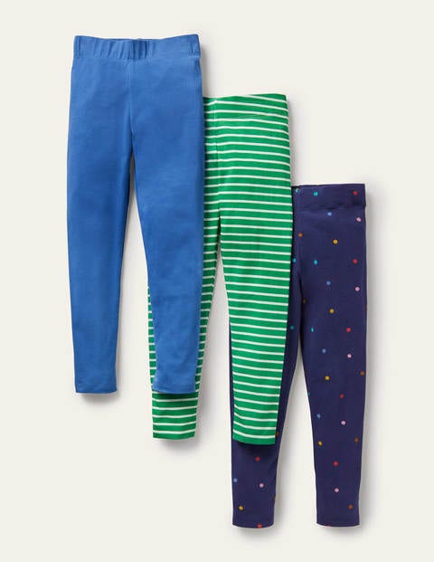 3-Pack Fun Leggings - Starboard Blue Confetti Spot 3-Pack Fun Leggings - Starboard Blue Confetti Spot