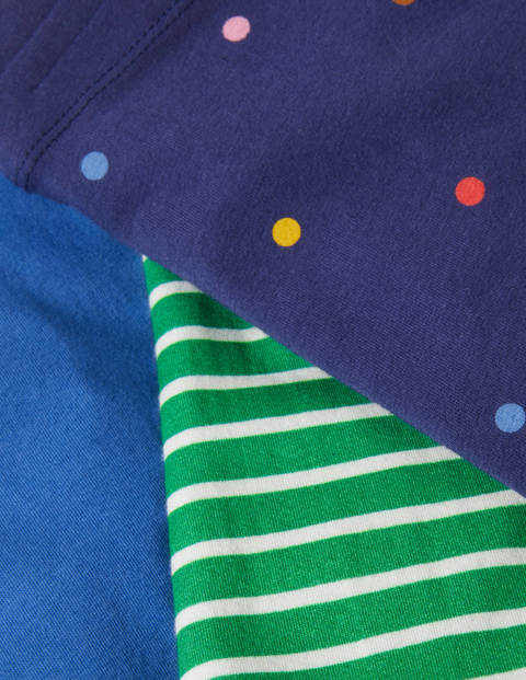 3-Pack Fun Leggings - Starboard Blue Confetti Spot 3-Pack Fun Leggings - Starboard Blue Confetti Spot