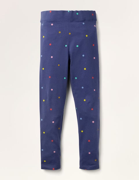 Fun Leggings - Starboard Blue Confetti Spot Fun Leggings - Starboard Blue Confetti Spot
