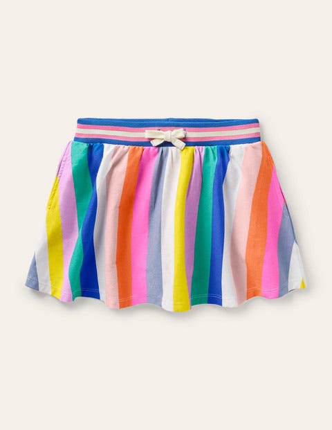 Jupe-short en jersey - Rayé arc-en-ciel multi Jupe-short en jersey - Rayé arc-en-ciel multi