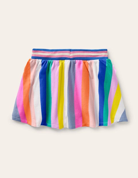 Jupe-short en jersey - Rayé arc-en-ciel multi Jupe-short en jersey - Rayé arc-en-ciel multi