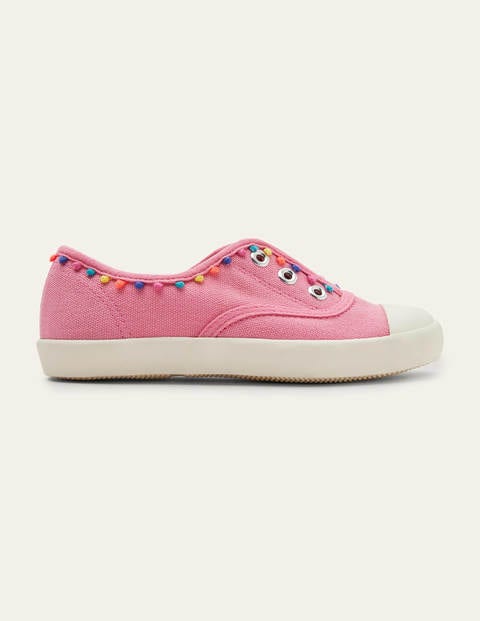 Laceless Canvas Pull-ons - Pink Lemonade Laceless Canvas Pull-ons - Pink Lemonade