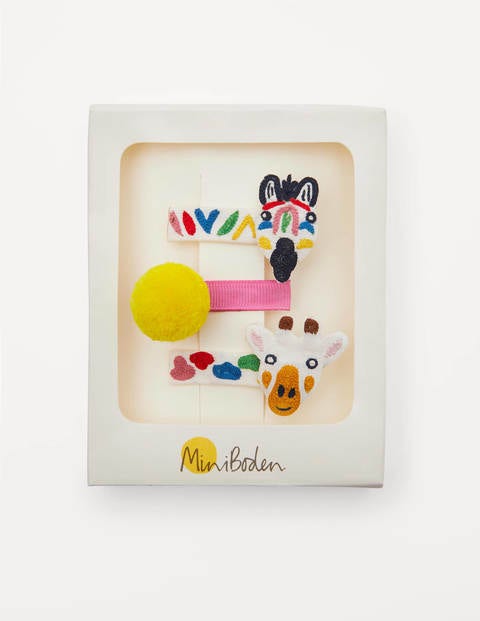 Hairclips 3 Pack - Rainbow Animals Hairclips 3 Pack - Rainbow Animals