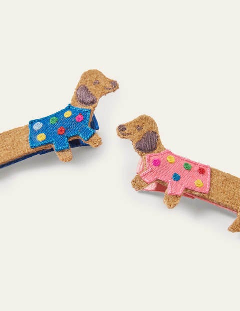 Hairclips 3 Pack - Multi Dogs Hairclips 3 Pack - Multi Dogs