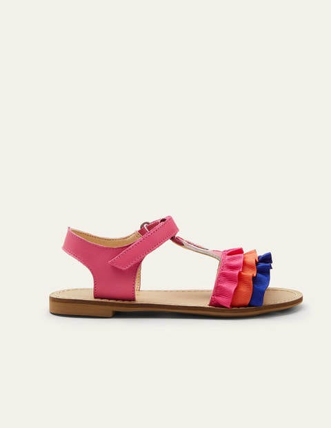 Novelty Leather Sandals - Multi Parrot Novelty Leather Sandals - Multi Parrot
