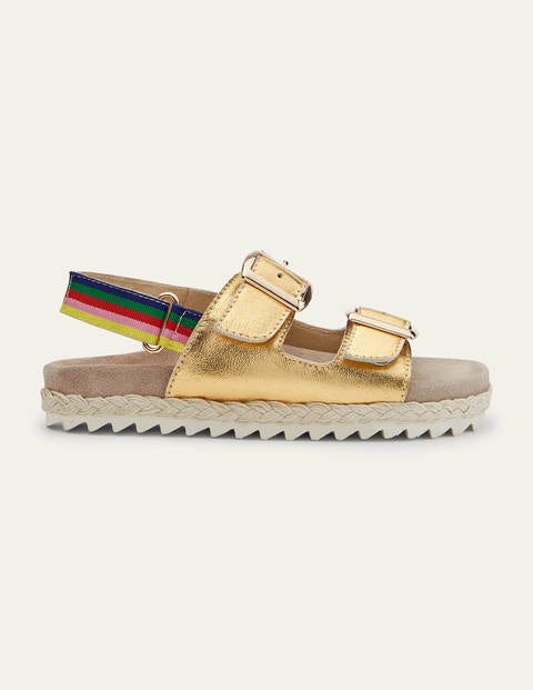 Espadrille Sandals - Gold Rainbow Espadrille Sandals - Gold Rainbow