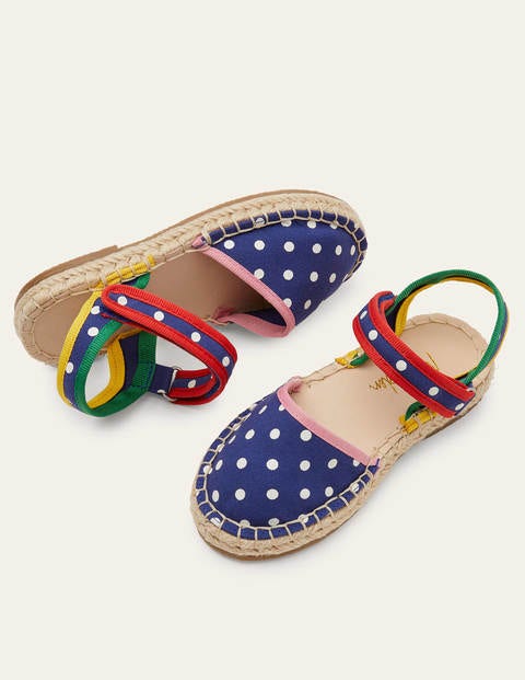 Espadrilles - College Navy Spot Espadrilles - College Navy Spot