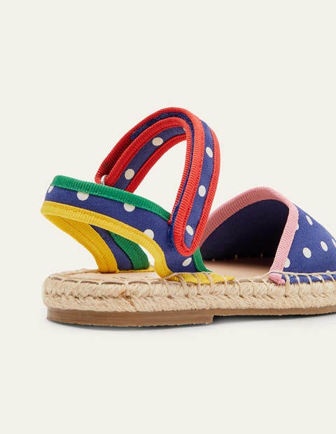 Espadrilles - College Navy Spot Espadrilles - College Navy Spot