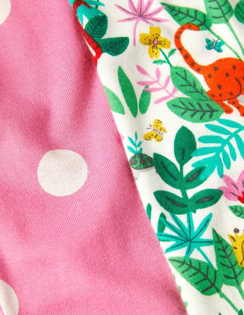 2 pyjamas courts - Petit motif jungle multi 2 pyjamas courts - Petit motif jungle multi