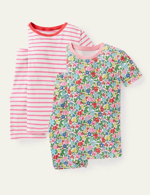 Twin Pack Short John Pajamas - Vintage Ditsy Floral Twin Pack Short John Pajamas - Vintage Ditsy Floral
