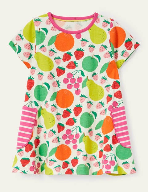 Short-sleeved Printed Tunic - Multi Tutti Fruitti Short-sleeved Printed Tunic - Multi Tutti Fruitti