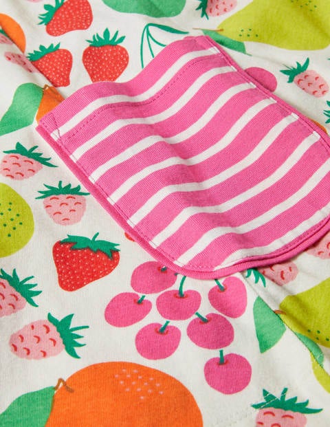 Short-sleeved Printed Tunic - Multi Tutti Fruitti Short-sleeved Printed Tunic - Multi Tutti Fruitti
