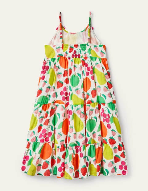 Tiered Tassel Dress - Multi Tutti Fruitti Tiered Tassel Dress - Multi Tutti Fruitti
