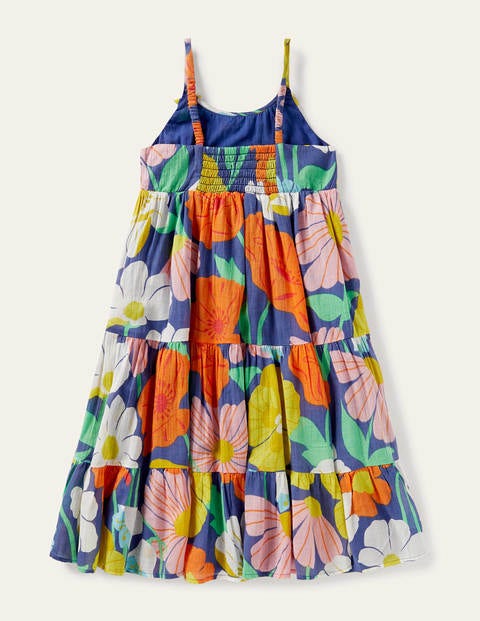 Tiered Tassel Dress - Multi Fabulous Floral Tiered Tassel Dress - Multi Fabulous Floral