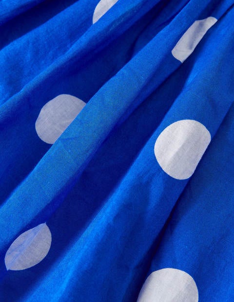 Cross-back Dress - Moroccan Blue Spot Cross-back Dress - Moroccan Blue Spot