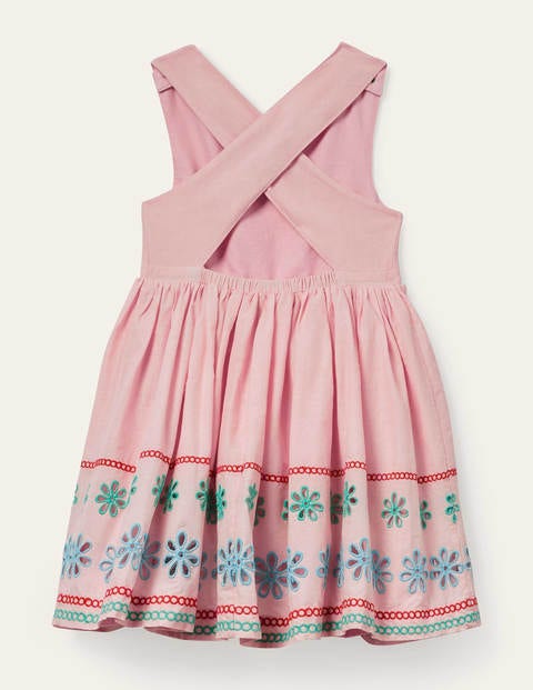 Cross-back Dress - Provence Dusty Pink Flowers Cross-back Dress - Provence Dusty Pink Flowers