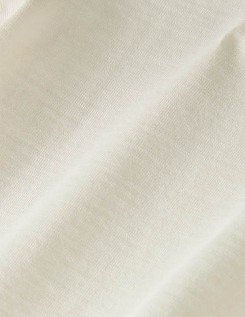 Superweiches Oberteil mit Rollkragen - Naturweiß Superweiches Oberteil mit Rollkragen - Naturweiß