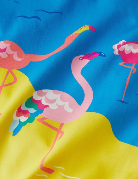 Cross-back Swimsuit - Flamingo Scene Cross-back Swimsuit - Flamingo Scene