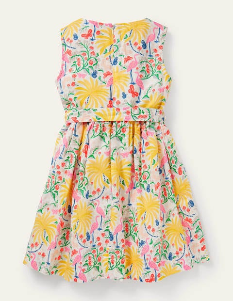 Vintage Dress - Ivory Tropical Charm Vintage Dress - Ivory Tropical Charm