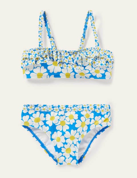 Floral Bikini Set - Moroccan Blue Daisybed Floral Bikini Set - Moroccan Blue Daisybed