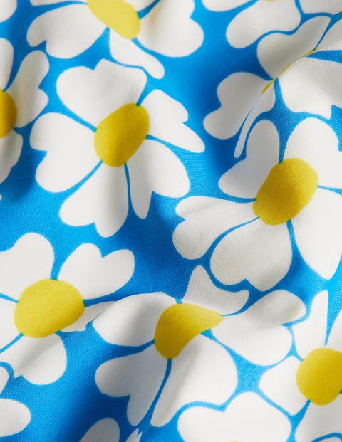 Floral Bow Swimsuit - Moroccan Blue Daisybed Floral Bow Swimsuit - Moroccan Blue Daisybed